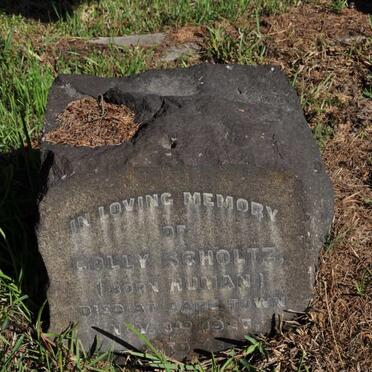 SCHOLTZ Colly nee HUMAN -192?