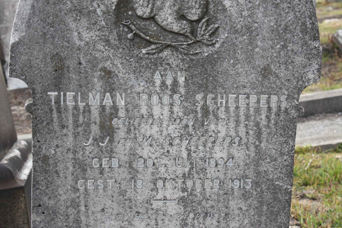 SCHEEPERS Tielman Roos 1894-1913