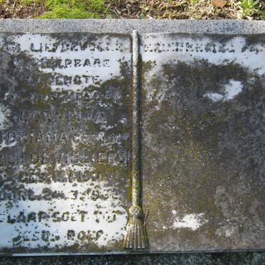 SCHOOR Cornelia Adriana, van nee DE VILLIERS 1910-1962