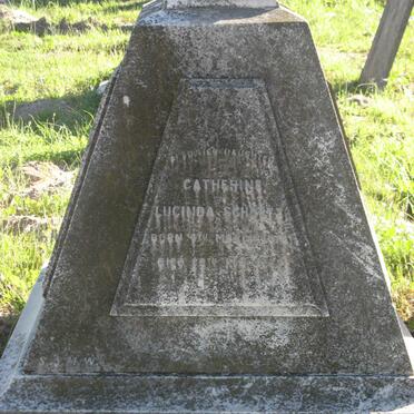 SCHOLTZ Catherine Lucinda 187?-192?