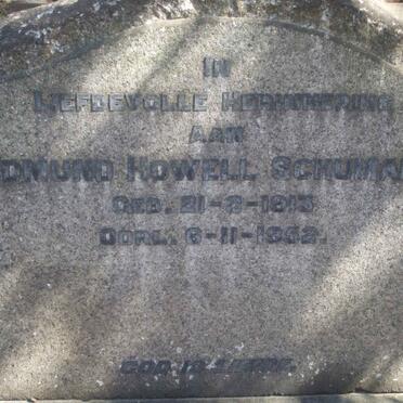 SCHUMANN Edmund Howell 1913-1952