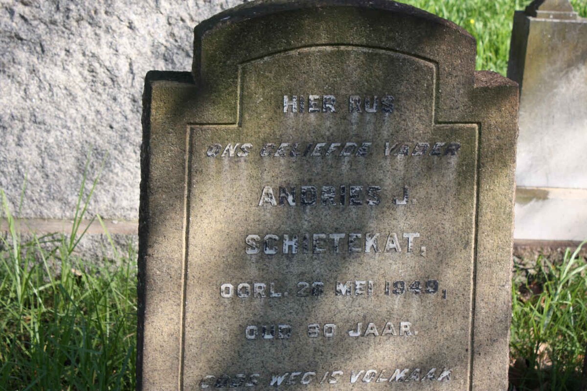 SCHIETEKAT Andries J. -1949