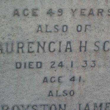 SCOTT Laurencia H.  -1933 