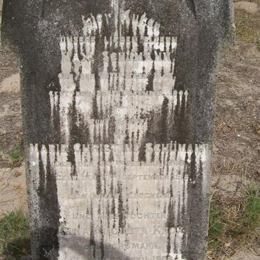 SCHUMANN Max 1848-1904 &amp; Marie Christine 1848-1918