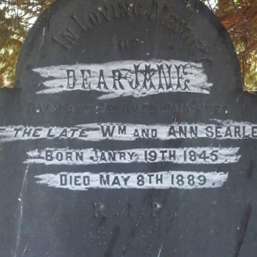 SEARLE Jane 1845-1889