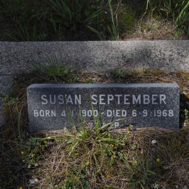 SEPTEMBER Susan 1900-1968