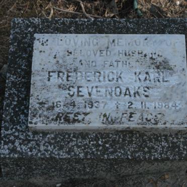 SEVENOAKS Frederick Karl 1937-1984