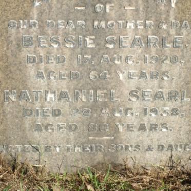 SEARLE Nathaniel -1938 &amp; Bessie -1920