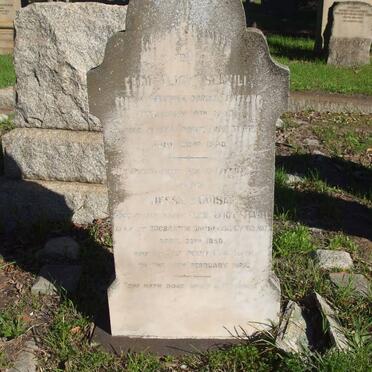 SEAVILL Cecil Eliot 1843-1920 &amp; Jessie Louisa 1850-1922