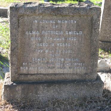 SHIELD Ernest Joseph -1972 :: SHIELD Alma Patricia -1935