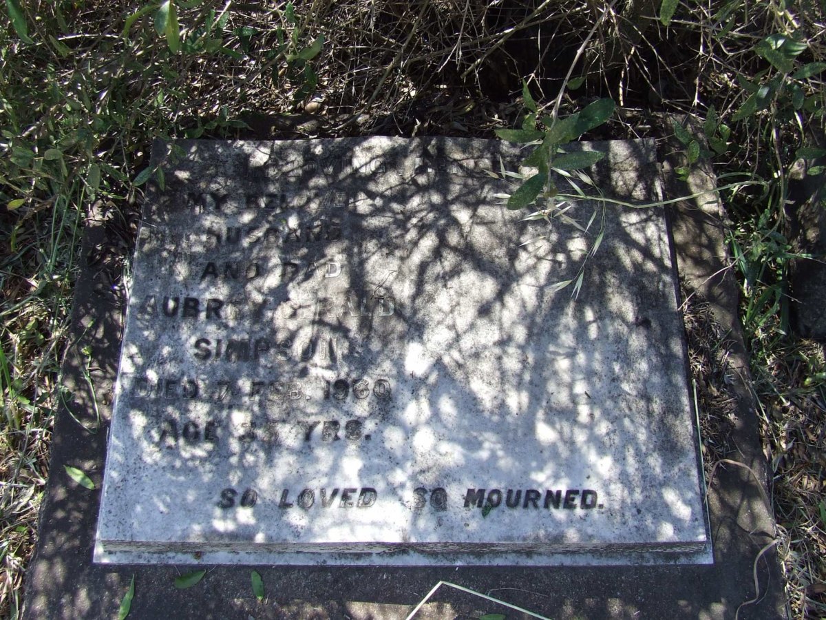 SIMPSON Aubrey Gerald -1960