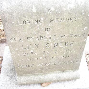 SINEKE Lily 1918-1961