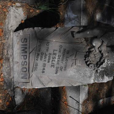 SIMPSON Leslie 1948-1951