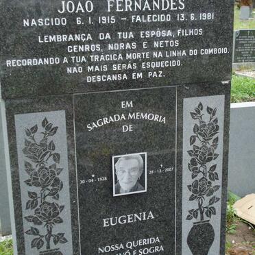 SILVA Joao Fernandes, da 1915-1981 &amp; Eugenia 1928-2007