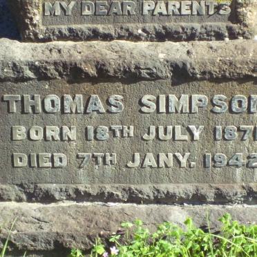 SIMPSON Thomas 1871-1942