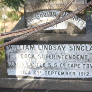 SINCLAIR William Lindsay -1912