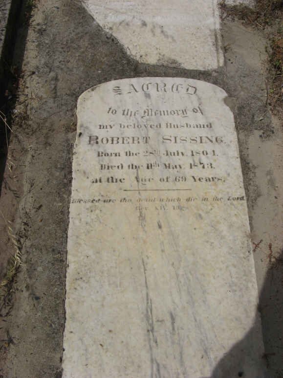 SISSING Robert 1804-1873