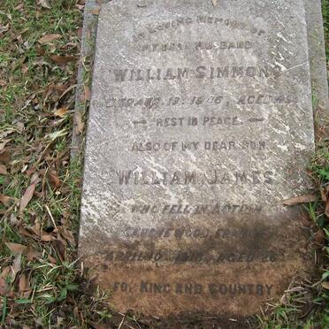 SIMMONS William -1906 :: William James -1916