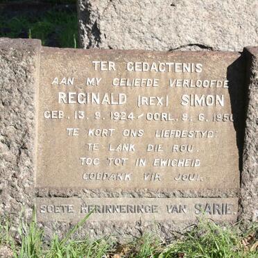 SIMON Reginald 1924-1950