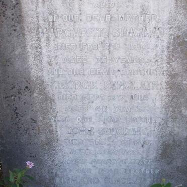 SINCLAIR John 19?8