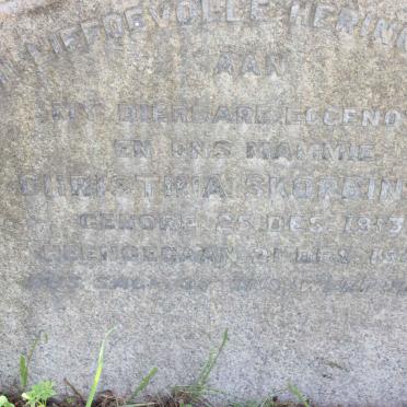 SKORBINSKI Christina 1913-1945