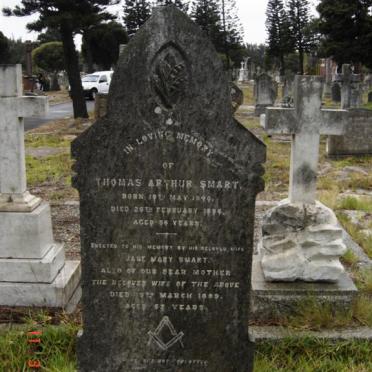 SMART Thomas Arthur 1840-1896 &amp; Jane Mary -1899