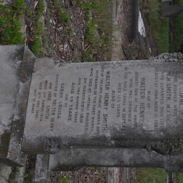 SMITH Walter Henry -1912 &amp; Jane -1904 :: SMITH Walter Henry -1898