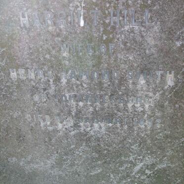 SMITH Harriet nee HILL -1892