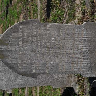 SMITH Henry William -1937 :: SMITH Johanna Getrude -1935 :: SMITH Kathleen Maria -1909 :: WEST William Charles -1920