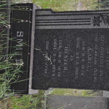 SMITH Carel 1876-1953 &amp; Hester 1878-1954