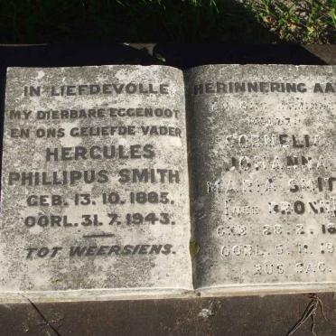 SMITH Hercules Phillipus 1885-1943 &amp; Cornelia Johanna Maria BRONN 1891-1956