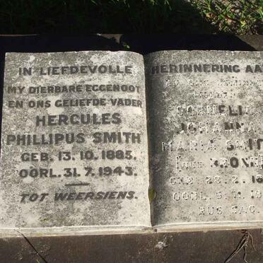 SMITH Hercules Phillipus 1885-1943 &amp; Cornelia Johanna Maria BRONN 1891-1956