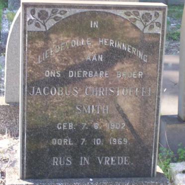 SMITH Jacobus Christoffel 1902-1969