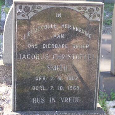 SMITH Jacobus Christoffel 1902-1969