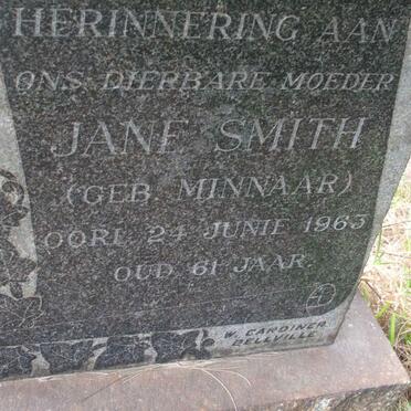 SMITH Jane nee MINNAAR -1963