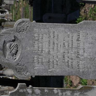SMITH George 1866-1937 :: SMITH Margaret Matilda 1868-1926 :: SMITH Arthur George 1904-1908