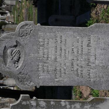 SMITH George 1866-1937 :: SMITH Margaret Matilda 1868-1926 :: SMITH Arthur George 1904-1908