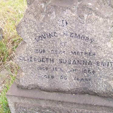 SMITH Elizabeth Susanna -1909