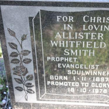 SMITH Allister Whitfield 1897-1978