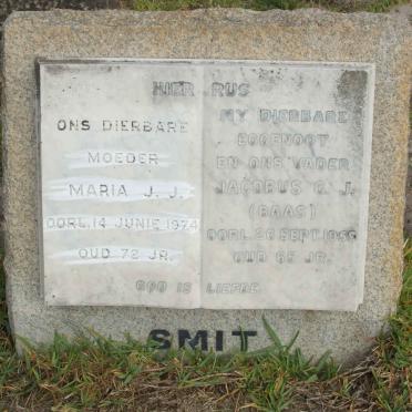 SMIT Jacobus G.J. -1959 &amp;  Maria J.J. -1974