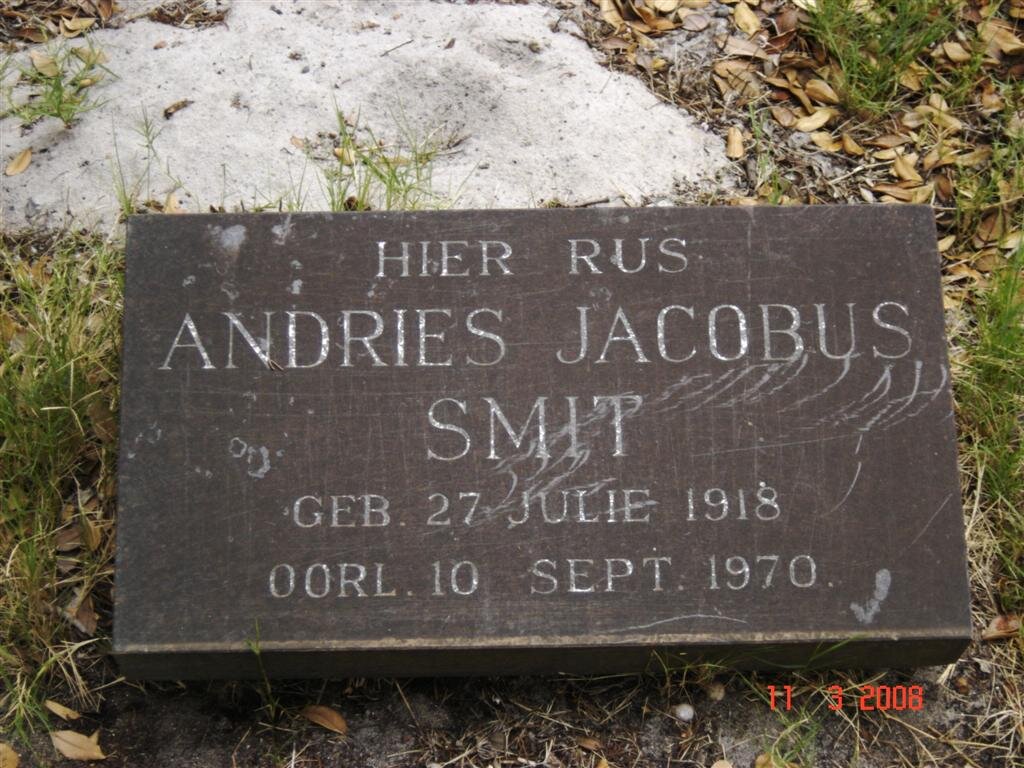 SMIT Andries Jacobus 1918-1970