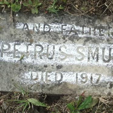 SMUTS Petrus -1917