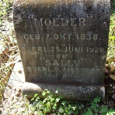 SMEER Moeder 1838-1928 :: SMEER Sally -1947