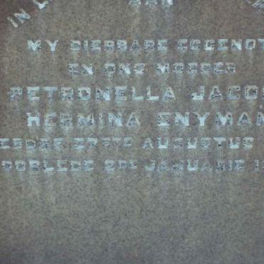SNYMAN Petronella Jacoba Hermina 1893-1945