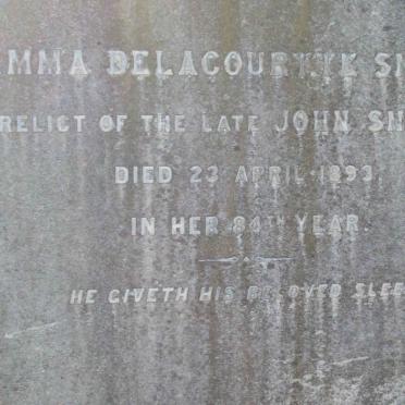 SNOOKE Emma Delacouryke -1893