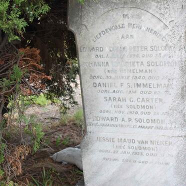 SOLOMON :: CARTER :: VAN NIEKERK