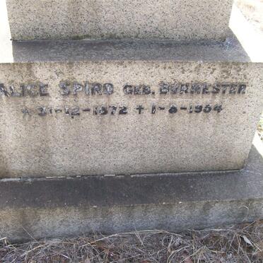 SPIRO Alice nee BURMESTER 1872-1954