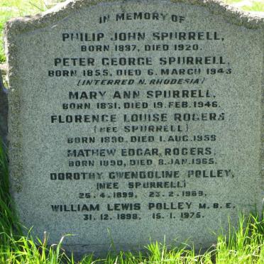 SPURRELL :: ROGERS :: POLLEY