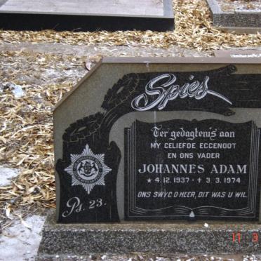 SPIES Johannes Adam 1937-1974