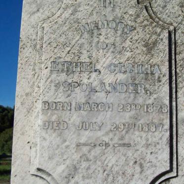 SPOLANDER Ethel Cecilia 1878-1887